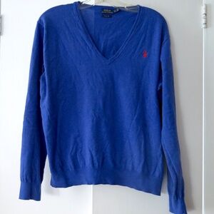 Polo Ralph Lauren Cotton Pullover Sweater, V-neck, XL